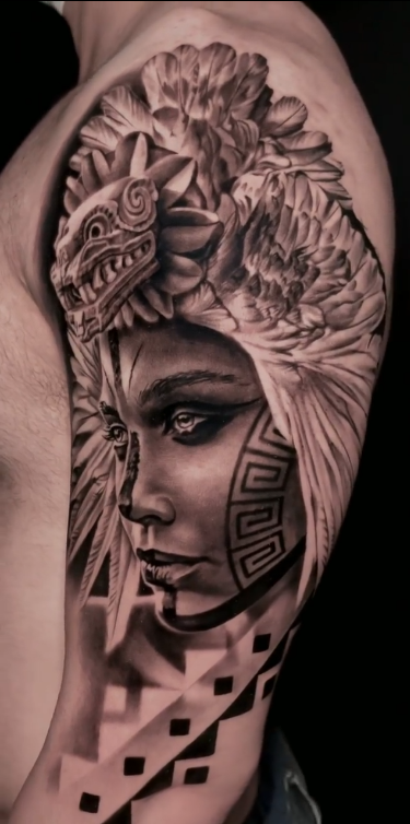 Tattoos - Aztec Priness - 143899